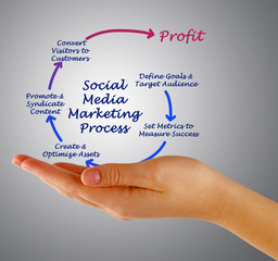 Social Media Marketing process