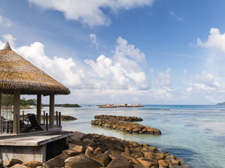 gazebo on the oceanfront