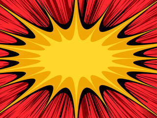 Retro Sunburst Banner