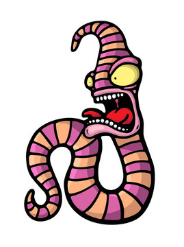 Painted crazy worm