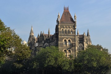 Fototapeta na wymiar Colonial architecture Elphinstone College, Mumbai, India