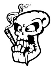 Skull wit joint