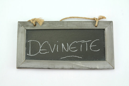 ardoise devinette