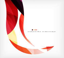 Business wave corporate background