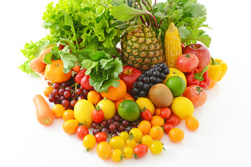 新鮮な野菜と果物