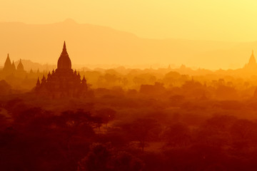 temples in Bagan, Myanmar