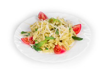 Italian pasta with pesto