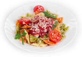Pasta with tomato sauce
