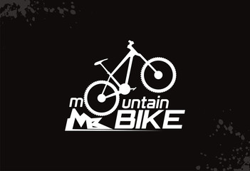 Mountain bike logo vector - 79135333
