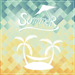 summer sunset seaside background