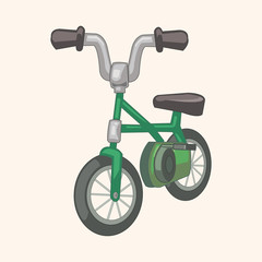 transportation bike theme elements vector,eps