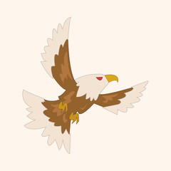 bird eagle cartoon theme elements vector,eps