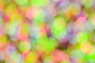 light bokeh as christmas background