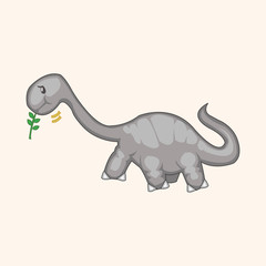 dinosaur cartoon theme elements vector,eps