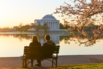 Washington DC - Thomas Jefferson Memorial in Spring