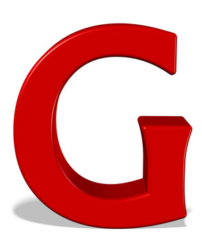 kırmızı renkli g harfi