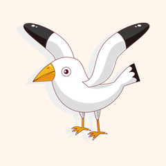 bird cartoon theme elements vector,eps