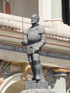 Renaissance pranger in Poznań