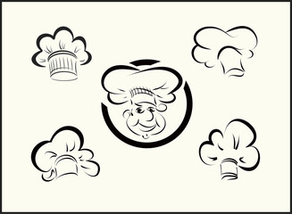 vector icons chefs