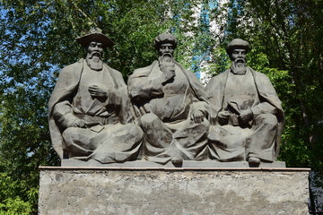 Obraz premium Monument to the Three Great Kazakh Judges in Astana