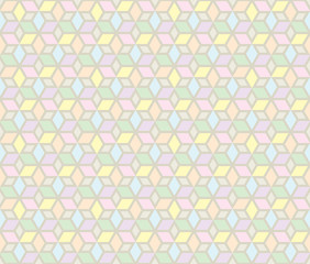 Mosaic Stars vector seamless pattern