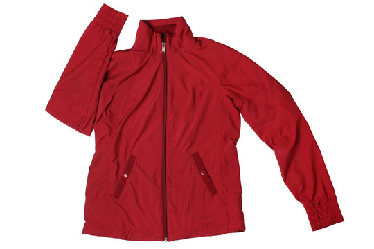 Red woman's sports jacket