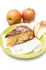Fetta di torta di mele