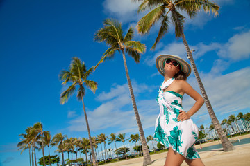 good time on Hawaiian Waikiki beach