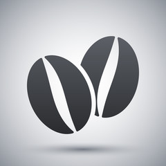 Vector coffee beans icon