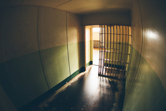 Inside of an abandoned penitentiary