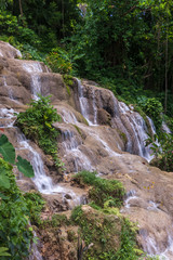 Fototapeta na wymiar Jamaica. Dunn's River Falls.