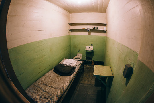 Inside of an abandoned penitentiary