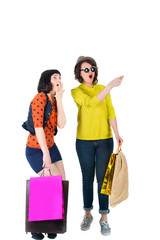 shopping woman happy looking