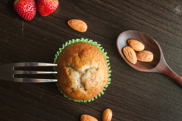 Banana cup cake