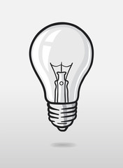 Light bulb vector