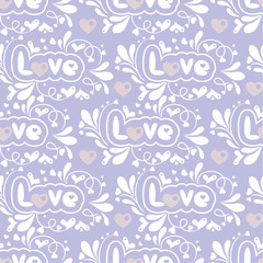 Fototapeta premium seamless pattern with lovely motives