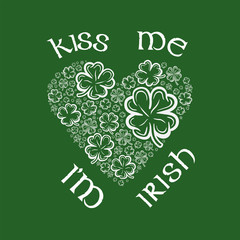 St patricks day greeting vector