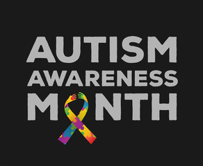 Autism awareness design vector