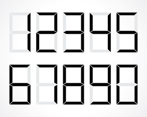 Digital Clock Font photos, royalty-free images, graphics ...