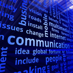 Obraz premium Communication concept