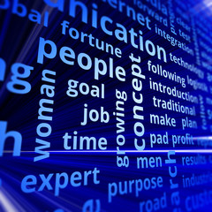 Obraz premium People communication concept