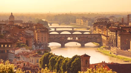 Foto auf Acrylglas Ponte Vecchio Florenz