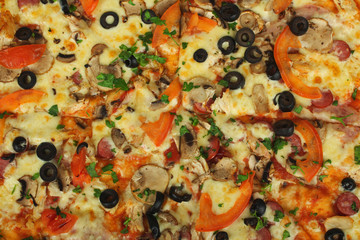 pizza closeup