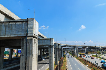 Obraz premium Cement freeway structure