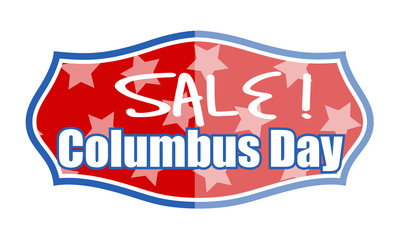 Columbus Day Sale Banner Vector