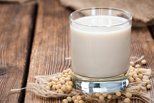 Soy Milk with some Seeds