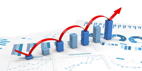 3d positive bar Graphs