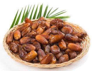Date fruits in a dish