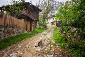 Old revival houses in Bozhenci, Bulgaria