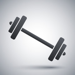 Vector barbell icon
